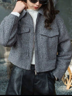 Womens Cropped Jacket Zip Up Long Sleeve Casual Fashion with Front Pockets e4dec9b2-1977-4e21-8385-e4afb96710b2-Max-Origin Trendsi