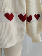 Women's Sweater Heart Pattern Dropped Shoulder Long Sleeve Puulover e4f8efec92984daaa4cd57e6a68a22c9-Max-Origin Trendsi