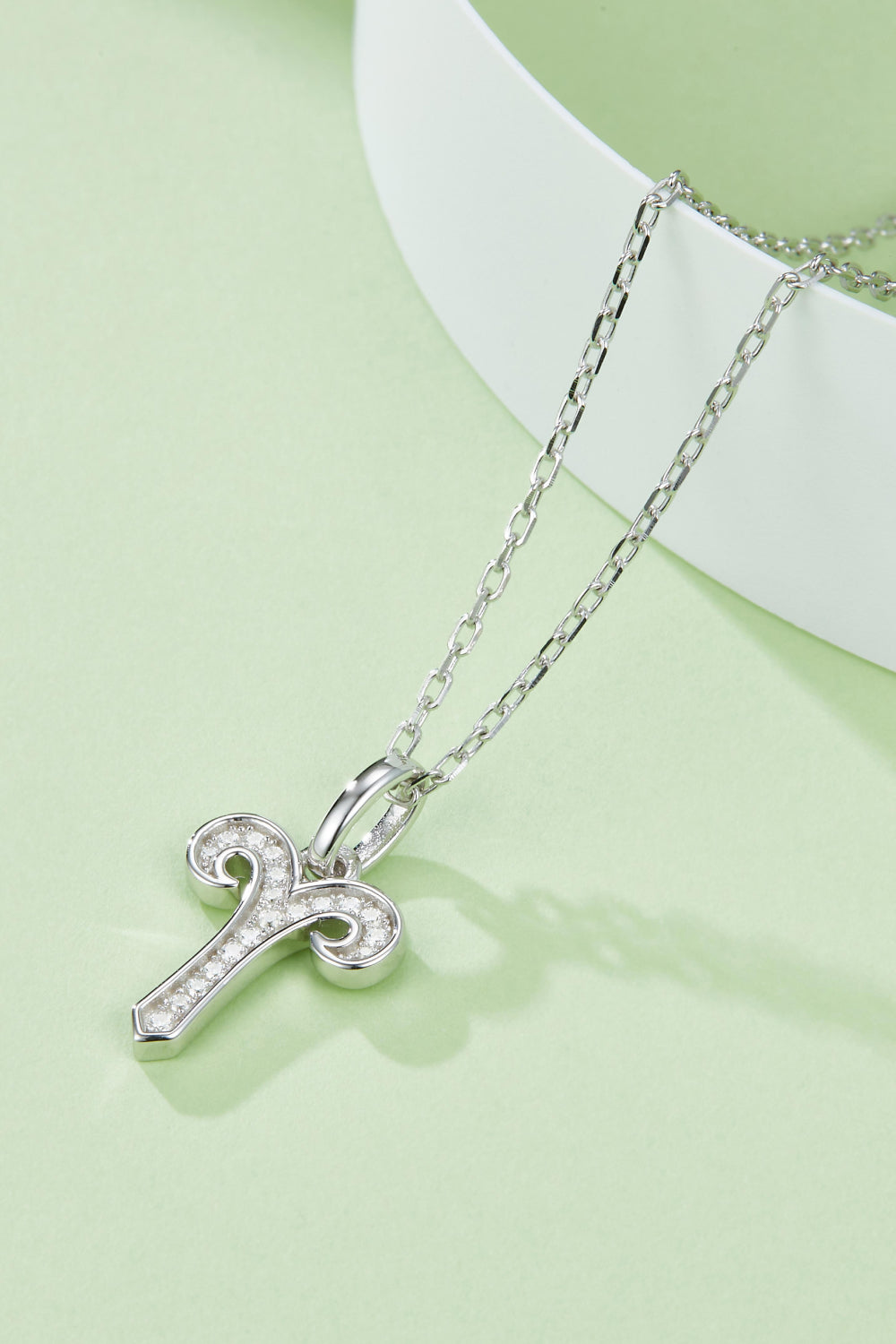 Zodiac Necklace Moissanite Stone Constellation 925 sterling Silver Pendant e520bbbcdcf544e6a90fd9b6bd7540f1-Max Trendsi