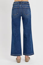 Women's Bootcut Jeans - Dark Wash Tummy Control RISEN USA Denim Pants e536c2ab-b237-4d81-8b70-be796cfe51ae-Max Trendsi