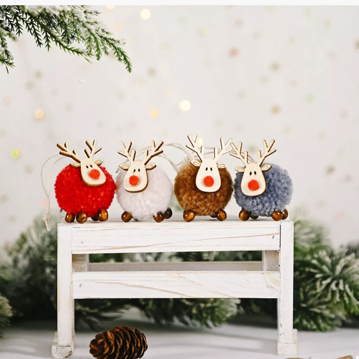 Christmas Ornament Reindeer Decorative Wooden Felt Toy For Tree e6daa9b5-4745-4c76-b025-218a7b647248-Max-Origin Trendsi
