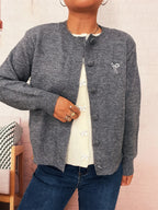 Women's Cardigan Button-Up Long Sleeve Embroidered Knit e73bf91888544dfab0f344f0d9bf40c6-Max-Origin Trendsi