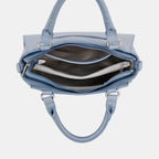 David Jones Leather Handbag Medium Tote Zip Outer Pocket Women Purse e74ca144-3dbd-42ab-b905-23a09900da35-Max Trendsi