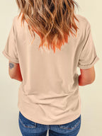 Halloween Women's T Shirt Bowknot Ghost Pumpkin Graphic Top Tee e75b23e6b99249d48aa602fb68928917-Max-Origin Trendsi