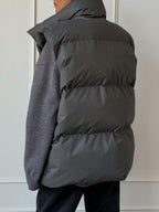 Padded Women Vest Coat Zip Up Turtleneck Sleeveless Mid Length Outwear e820be3e-0d3e-41a8-b35f-b60bf4e9ae77-Max Trendsi