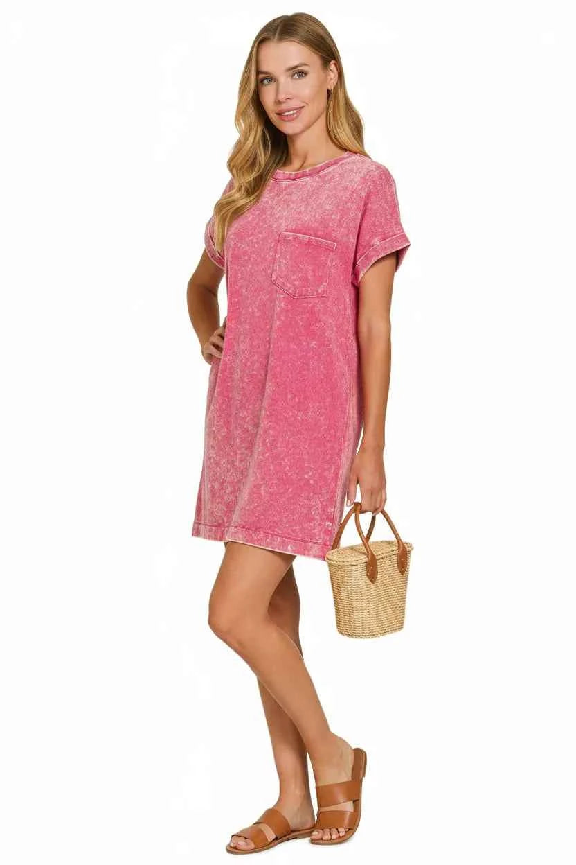 Zenana Premium Cotton Washed T-Shirt Dress e8a1a9f5-6f42-4cca-8b4d-b0a9ceb458d6-Max-Origin Trendsi