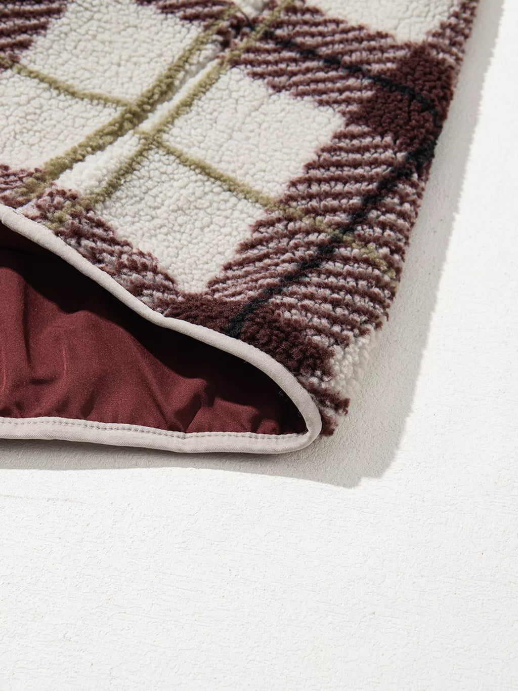 Women's Plaid Thick Fleece Jacket Buttoned Stand Collar Outwear e8d58434cea94550b0620b0ea371ebc1-Max-Origin Trendsi