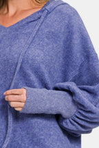 Zenana US Cropped Hoodie Brushed Hacci Drop Shoulder Long Sleeve e8f07258-1c3e-4f33-911f-566a3ff9edc1-Max Trendsi