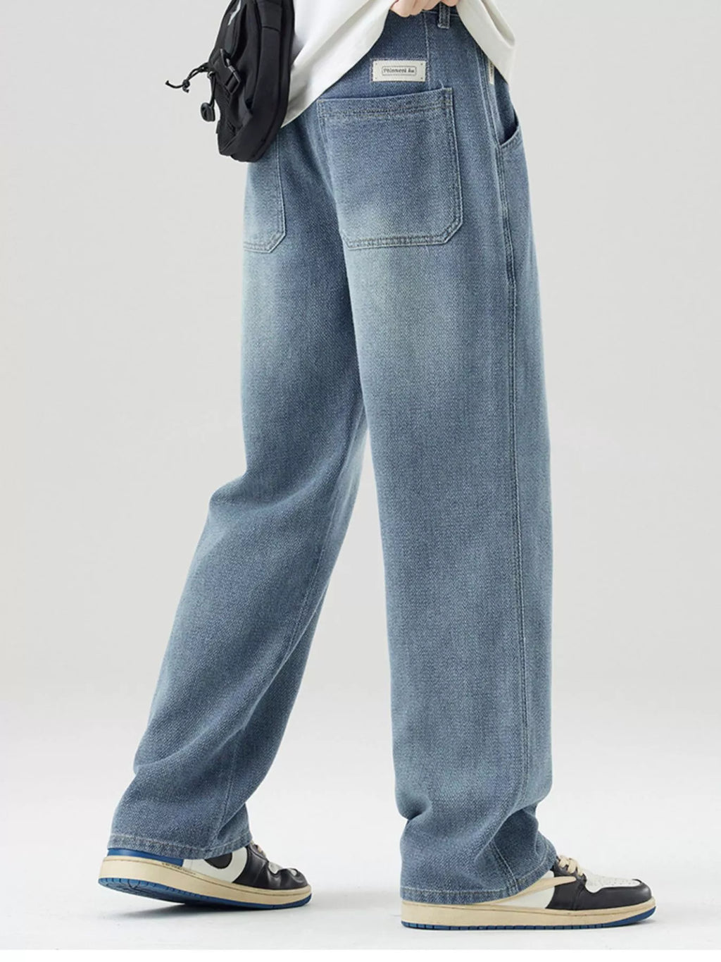 Men's Wide Leg Jeans Vintage Blue Wash Loose Denim Classic Pants e94d1033-bba3-4a94-8690-5b7e61c8a68c-Max-Origin Trendsi