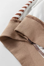 Womens Sweatshirt Stripe Colorblock Patchwork Contrast Stitching Top e95a2ddc-6f07-4408-9c68-3838c3e121bb-Max-Origin Trendsi
