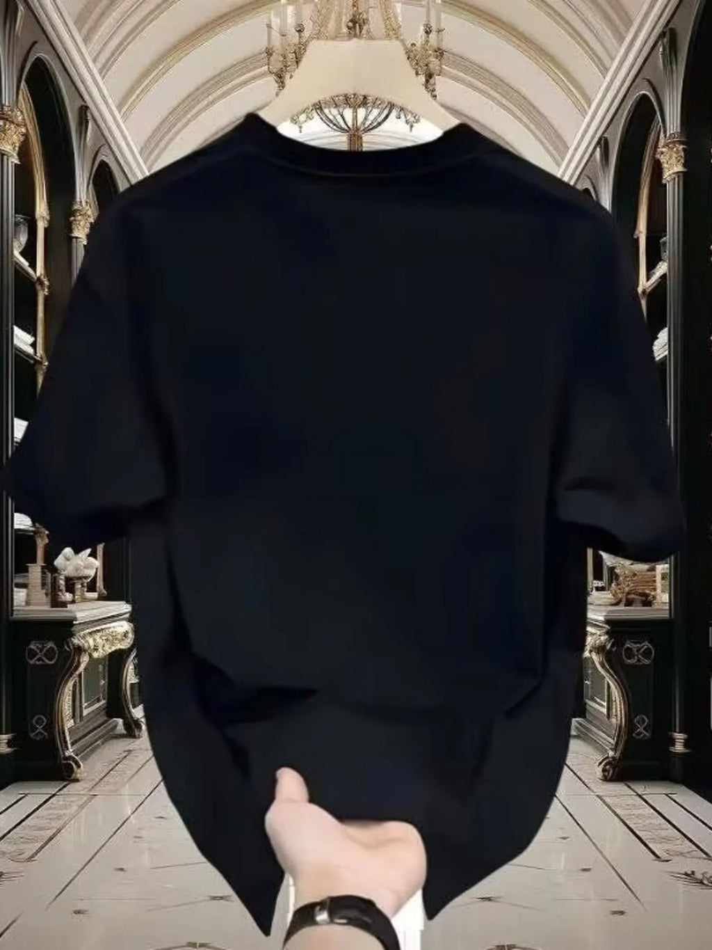 Men's Cotton T-Shirt Positive Letter Round Neck Short Sleeve Plus Size S-5XL e975764e53a44b0cb9f20bd2f7df4c0c-Max-Origin Trendsi