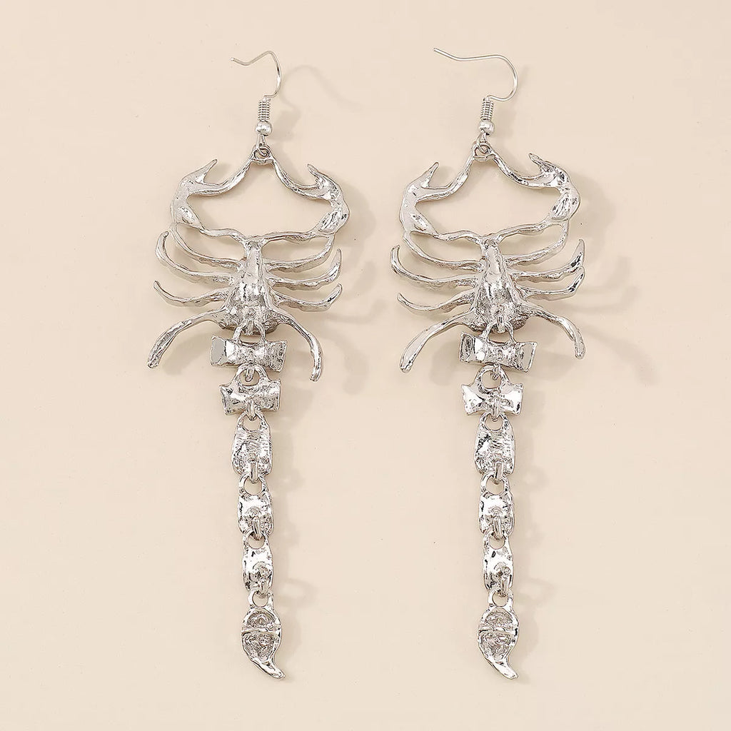 Scorpion Dangle Earrings 18K Gold-Plated Rhinestone Jewelry e9d8ef4a-7483-4647-bc22-530534bad338-Max-Origin Trendsi