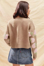 SO ME Womens Cardigan Strawberry Fruit All Over Button Sweater ea0d5200-89dd-48df-ba9d-6f077bd44952-Max-Origin Trendsi