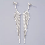 Fringe Earrings Silver Rhinestone Sparkling Elegance Jewelry ea5926f6-b648-42f3-8e1c-fd765d654bed-Max-Origin Trendsi