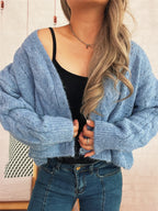 Women's Cardigan Cable Knit Button-Up Soft Knit Acrylic Long Sleeve ea8a9d809a83480a88f0b12e9334c129-Max-Origin Trendsi