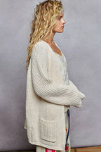 POL Open Front Knit Cardigan with Front Pocket eb497039-931c-4c93-9bb3-3c51f9875bed-Max-Origin Trendsi