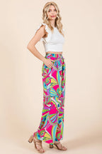Mittoshop Wide Leg Pants Colorful Fuchsia Abstract Print Elastic Waist eb55b27fd6d444fea55bd218adae9449-Max-Origin Trendsi