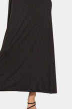 Zenana Black Midi Dress Scoop Neck Wide Strap Tank Solid Long Dress ebeebf05-c490-4634-90a1-b8ae4d148df1-Max Trendsi