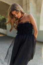 Ruffle Mini Dress US J.NNA Mesh Tube Top Swing Dress ec43efa0-7a2a-47da-8358-30d4931f5e9b-Max Trendsi