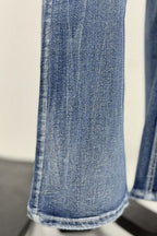 Women's Jeans Start Back Embroidered Pockets Light Washed Denim Bootcut Pants ec496aee-2d00-42da-b172-eff243970238-Min Trendsi