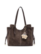 Adjustable Strap Medium Shoulder Bag Made of PU Leather