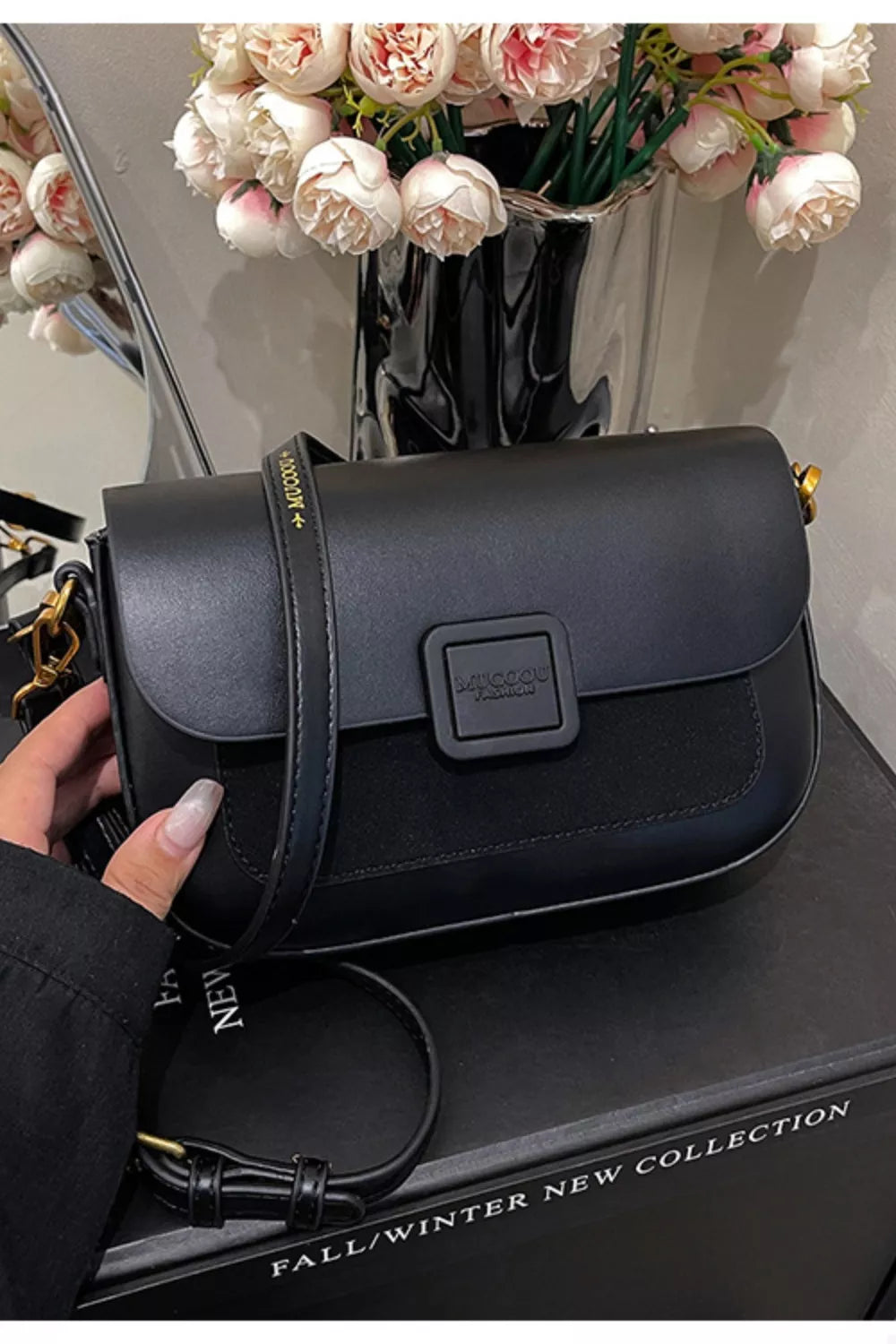 Women's Shoulder Bag Flap Closure Small Pu Leather Crossbody eddc0ab7-6489-4567-9978-a1e231a9d636-Max-Origin Trendsi