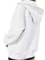 Women's Hoodie Zip Up Drawstring Hood Dropped Shoulder Long Sleeve eea7a508fe804263baac46ba86494ca3-Max-Origin Trendsi