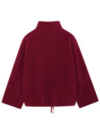 Turtleneck Plush Jacket Women Zip Up Long Sleeve Outer Double Pockets Coat ef010c0b-ebb9-4f1d-ace3-51f78dc3fda8-Max Trendsi
