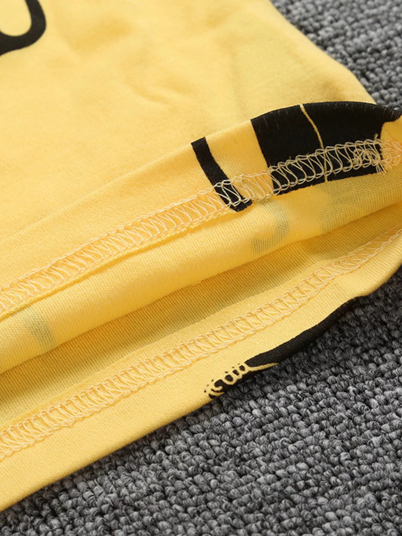 Children's Set Top and Pants Cute Cat Print Long Sleeve Yellow 2 Pcs ef34013d89464afabb39d0fbd766a7a7-Max-Origin Trendsi