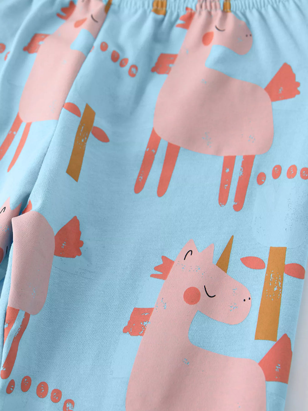 Gir's Top and Pants Set Pastel Blue Children Unicorn Print Long Sleeve efb59b53ab044e3a982c8610d8be9ce6-Max-Origin Trendsi