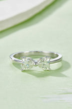 Murray 1 Carat Women Bow Ring Moissanite 925 Sterling Silver Ring with Box f0140250-ddd6-4c87-acab-e27d5e34b597-Max Trendsi
