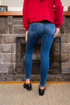 Judy Blue Skinny Jeans Dark Blue Washed Thermal Denim Pants Plus Sizes f029bdf99d8141b9af6032ed9b8e05f9-Max-Origin Trendsi