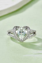 Murray 1 Carat Heart Ring Women Moissanite 925 Sterling Silver with Box f094e7b8-4c80-4d5a-8570-0bcf6a871678-Max Trendsi
