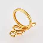 Womne's Snake Shape Ring 925 Sterling Silver Jewelry f0a14dc0-f85a-457e-b9a2-7e0dfbfe6389-Min Trendsi