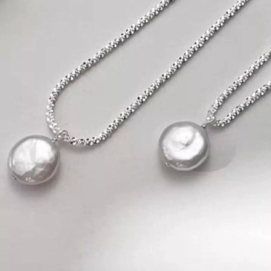 Womens Necklace Silver Chain Pearl Pendant Silver-plated f142ab9e-6036-46fb-8ef2-7fee62979f81-Max-Origin Trendsi