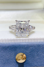 5 Carat Moissanite Silver Ring 925 Sterling Silver Ring Platinum-plated Jewelry Silver f18f4c10-31fa-4be9-9efe-9927ae899b30-Max Trendsi