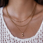 Womens Pendant Necklace 18K Gold-Plated and Zircon Three Layered Jewelry f1f33d74-8a01-45bf-b223-4b12d037ba7c-Max-Origin Trendsi