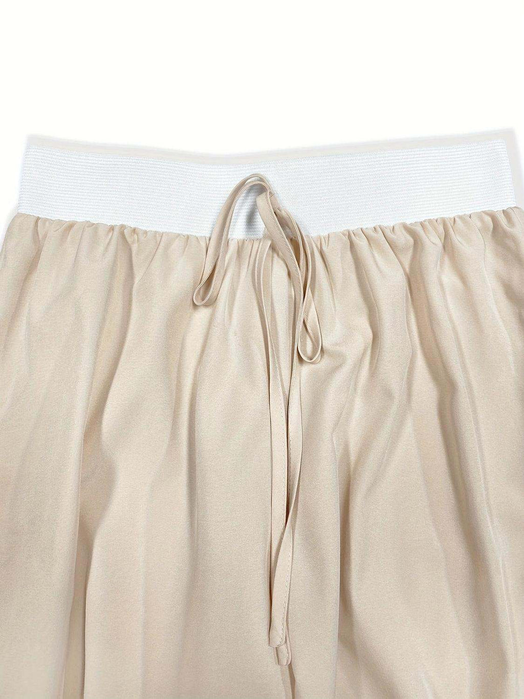 Outfit Set Round Neck Short Sleeve Top and Tied Pants Set f22f3533-8828-4288-b674-5fd9cf13ab12-Max Trendsi