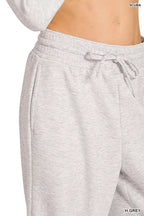 Zenana Outfit Set Light Gray Scuba Crewneck Pullover and Pants for Womens f24167b68615469fa4dfce17ce71cf3c-Max-Origin Trendsi