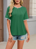 Contrast Trim Short Sleeve T-Shirt