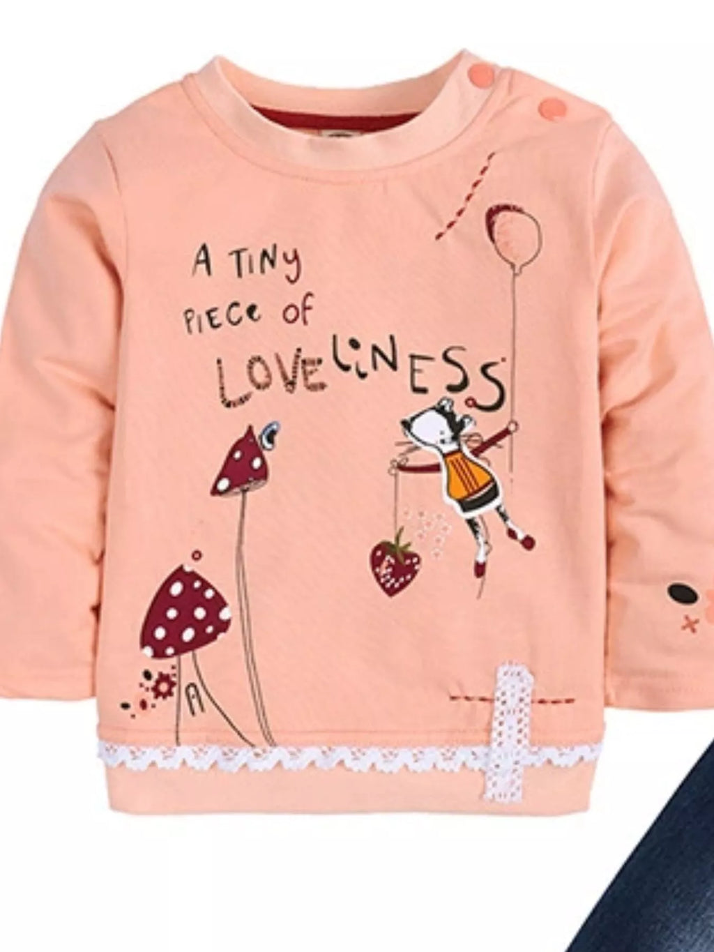 Girl's Outfit Set Long Sleeve Round Neck Top and Jeans for Children f2a574d3-221b-4d37-944d-80f247a55541-Max-Origin Trendsi