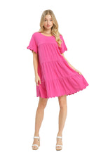 Umgee Linen Tiered Babydoll Dress with Ruffle Sleeves f2c3233b-c88b-4686-8e7f-9fdb15fb9637-Max-Origin Trendsi