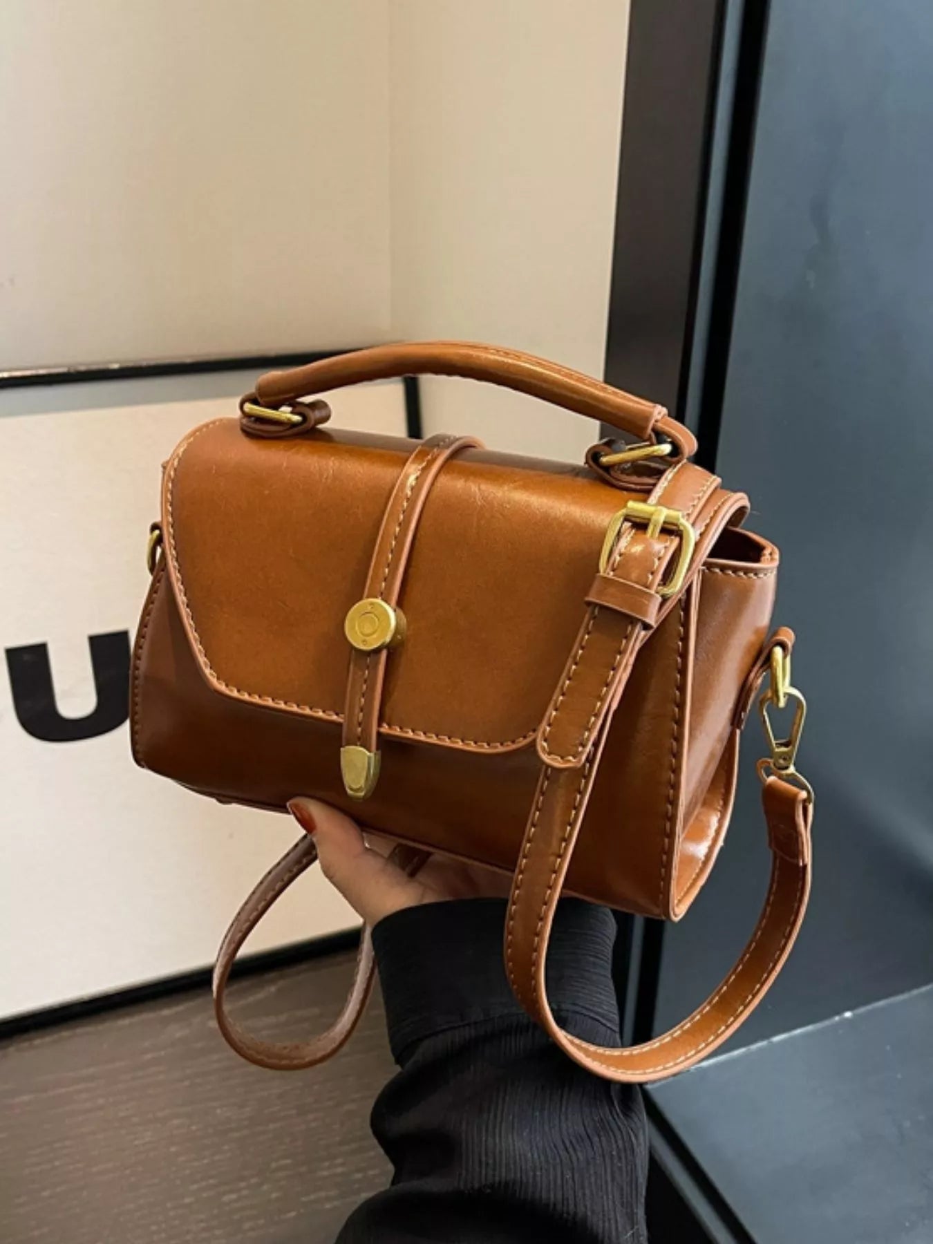 Womens Crossbody Bag Pu Leather Top Handle Handbag f367f252-cb2e-4e76-be50-410d0afd2fb4-Max-Origin Trendsi