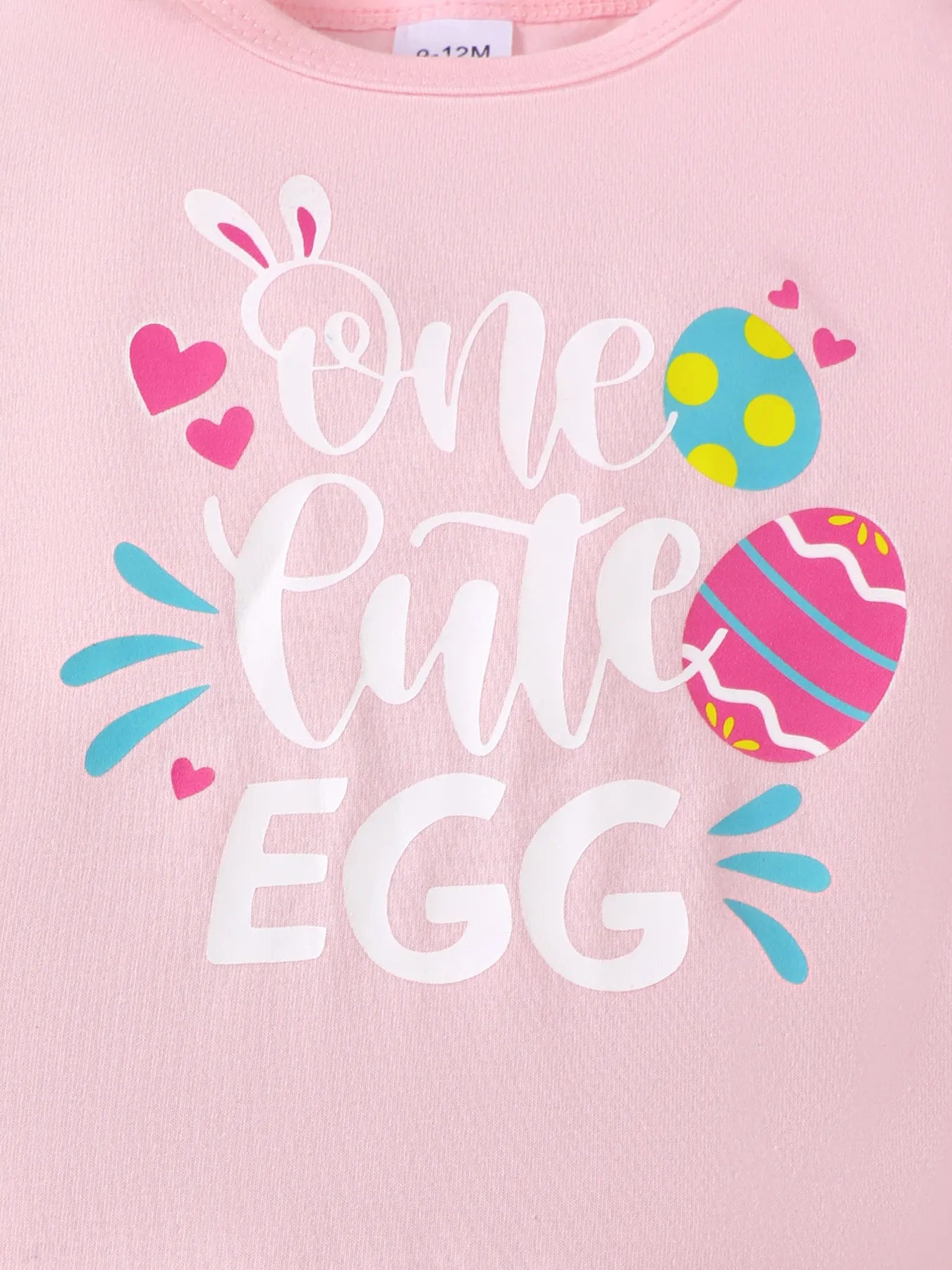 Baby Girl Set Pink Children's Ruffled Graphic Bodysuit and Mesh Sequin Skirt f38fdc76-af04-48ba-b943-a7c3310de879-Max-Origin Trendsi