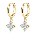 Hoop Cross Drop Earrings Moissanite Stone 925 Sterling Silver 18K gold-plated Gold One Size f3bc6a30-86e3-4c6f-a38e-e2621d332c24-Min Trendsi