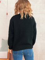 Women's Sweater Sequined Diamond Pattern Oversized Knitwear f5465a4be4ce46aaafc0b9fb3c7ac7df-Max-Origin Trendsi