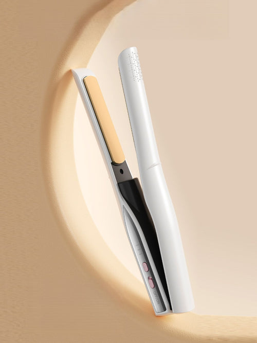 Portable Ceramic Hair Straightener with Constant Temperature Control, ABS Material, 1-Piece