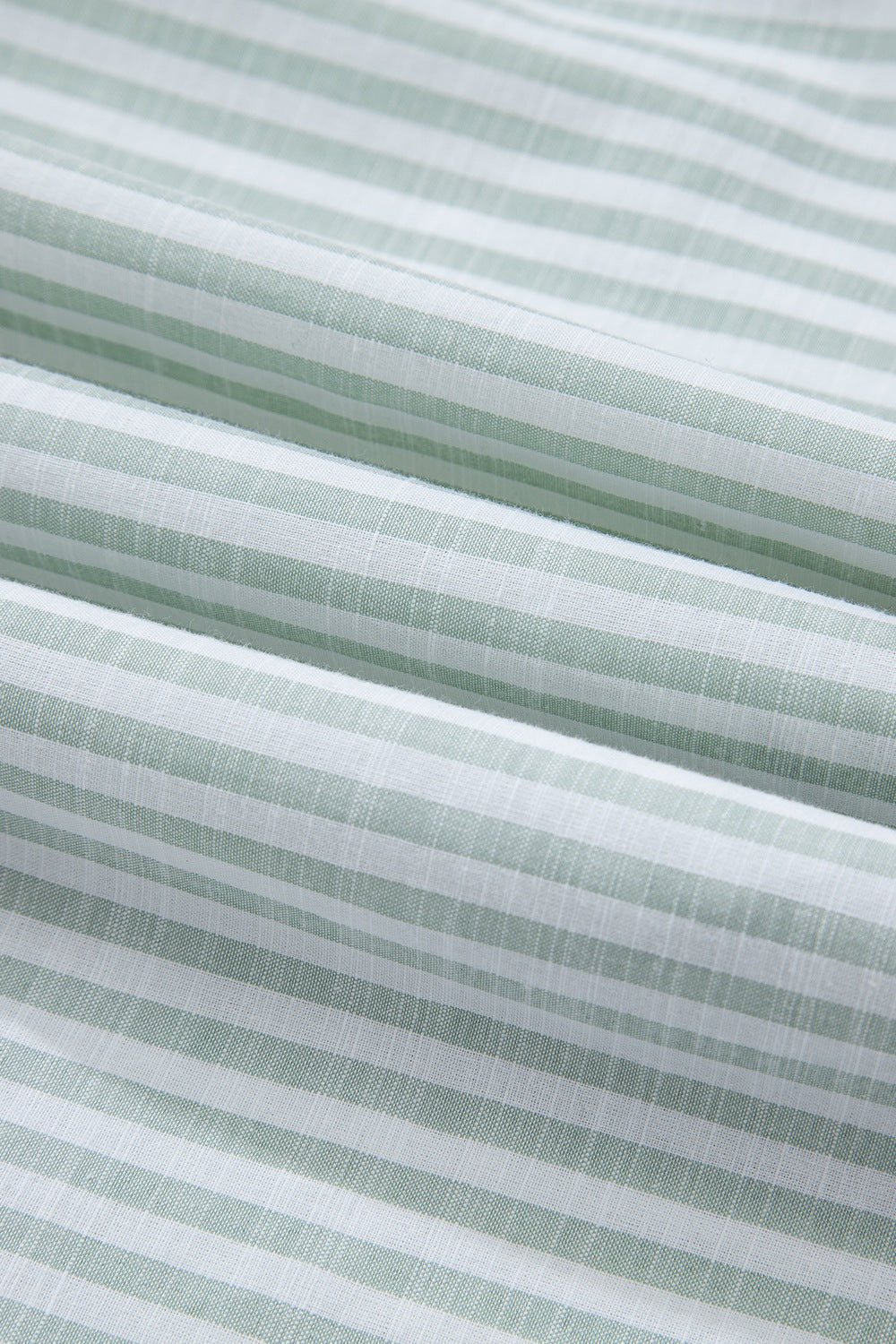 Mini Shirt Dress Striped Johnny Collar Long Sleeve Cotton Pocket Dresses f5820f10-308b-4881-bf58-be93ff1b3b79-Max Trendsi