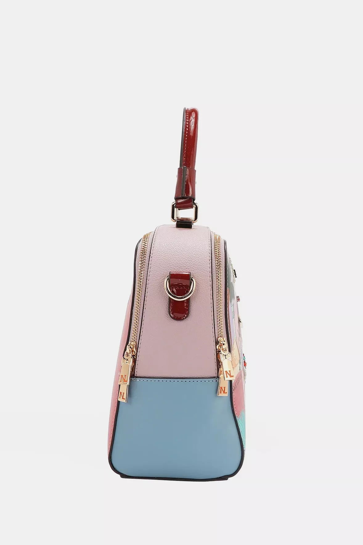 Nicole Lee USA Women's Handbag Queen Cleopatra Vegan Leather Tote f5cf36a8-9acc-49a1-b252-ddc1abf73430-Max-Origin Trendsi