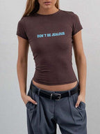 Women's T-Shirts Classic Round Neck Short Sleeve Printed Top Tees f641d725-499c-4275-8214-7cce991c7360-Min Trendsi
